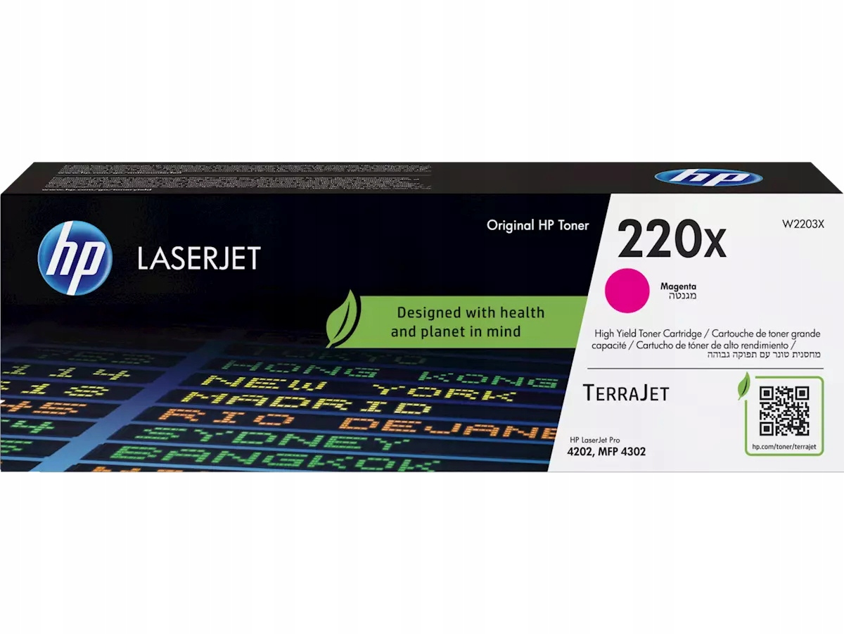 Hp W2203X, magenta toner. kazeta Hp LaserJet 220X W2203X
