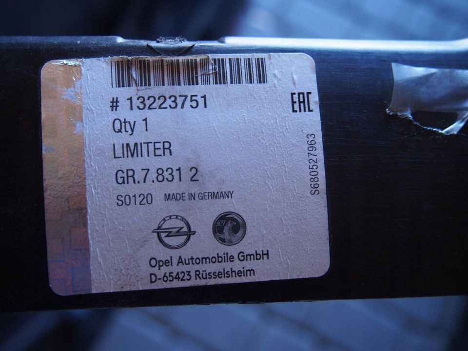 Opel Corsa D 06-15r sider lower front front 13223751