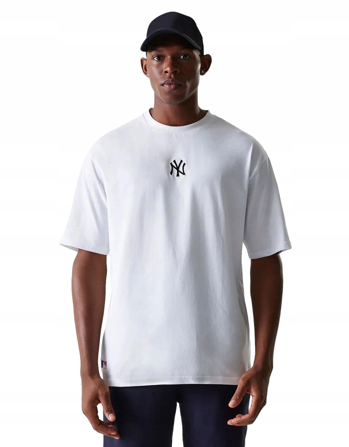 Tričko pánské New Era tričko tee Ny New York Yankees bílé bavlněné