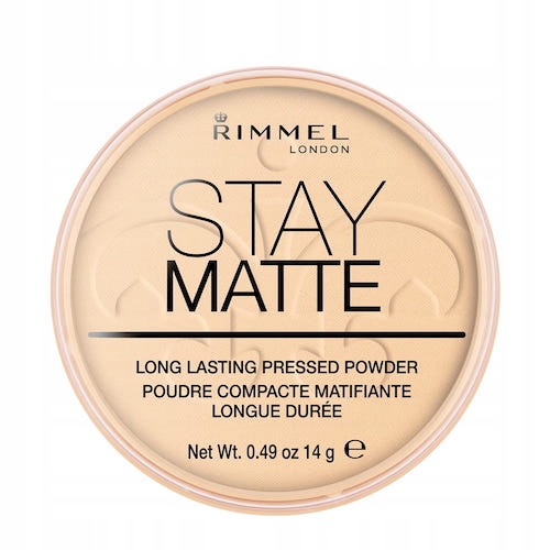 RIMMEL Stay Matte puder prasowany 001 Transparent Kod producenta 3607345064505