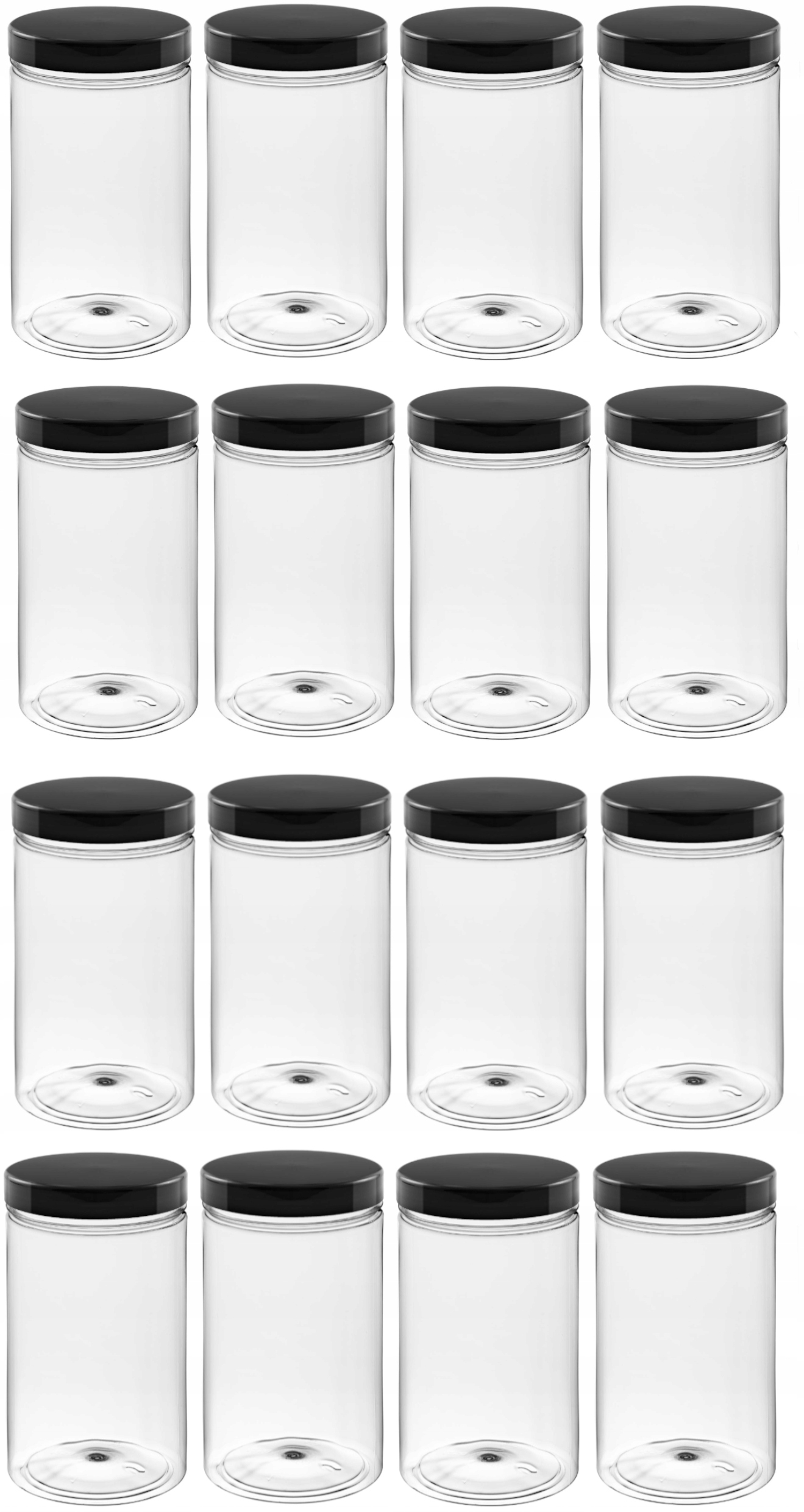 

Słoik platikowy 1250 ml pojemnik na makaron 16 szt