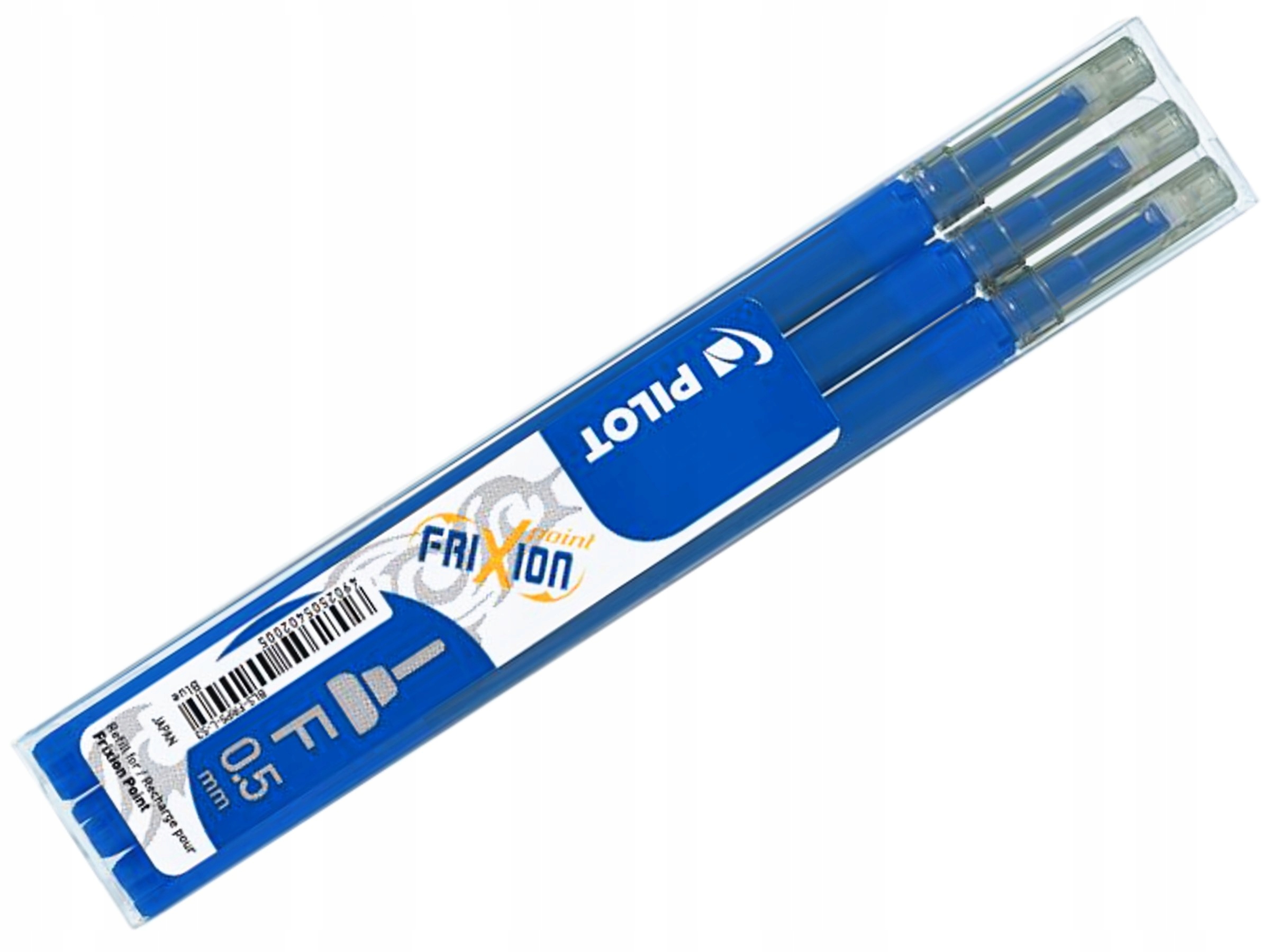 3X WKŁAD PILOT FRIXION POINT NIEBIESKI 0,5 CIENKI