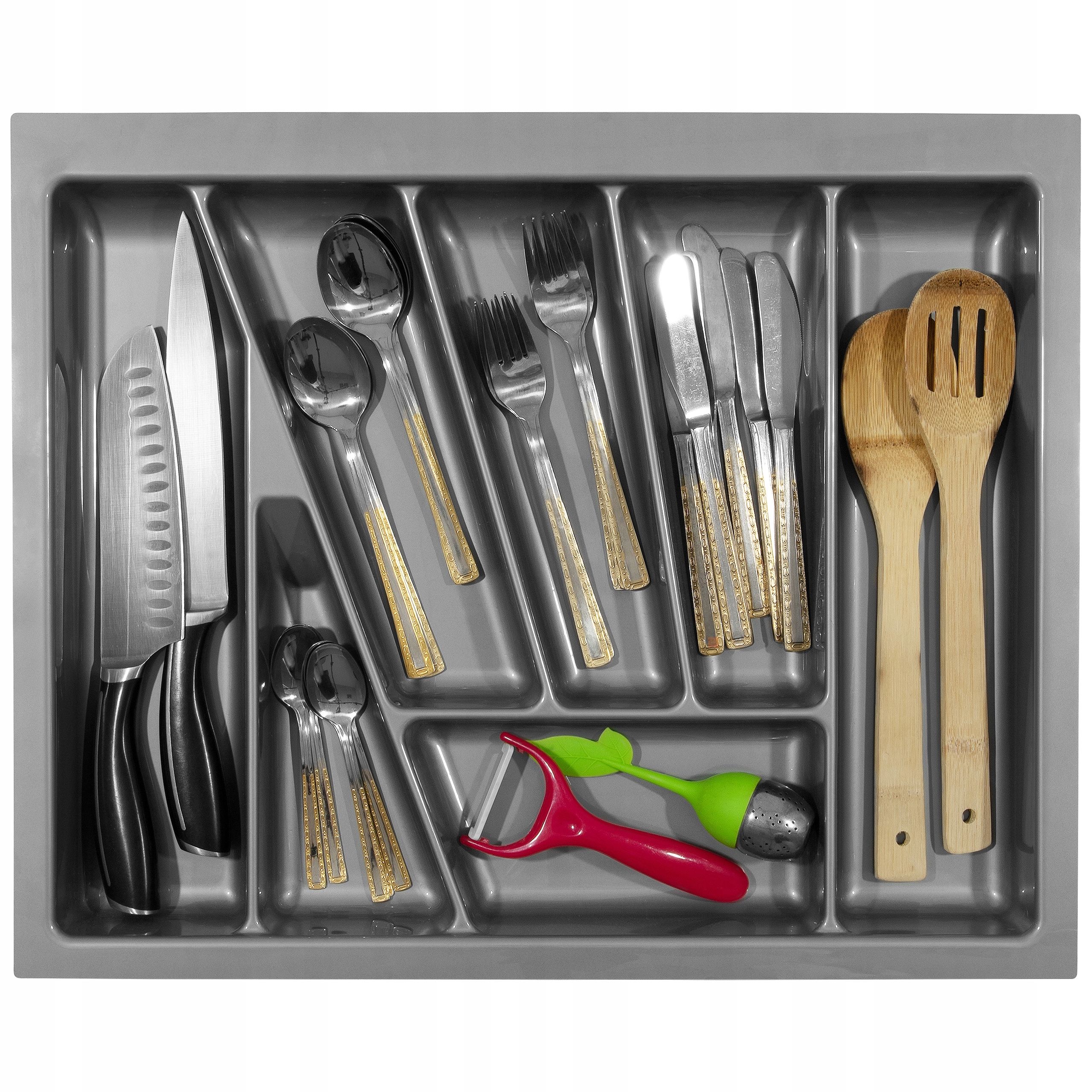 

Wkład na sztućce do szuflady 60/43 Verso Szary