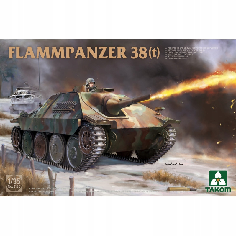 Takom 2180 Flammpanzer 38(t)