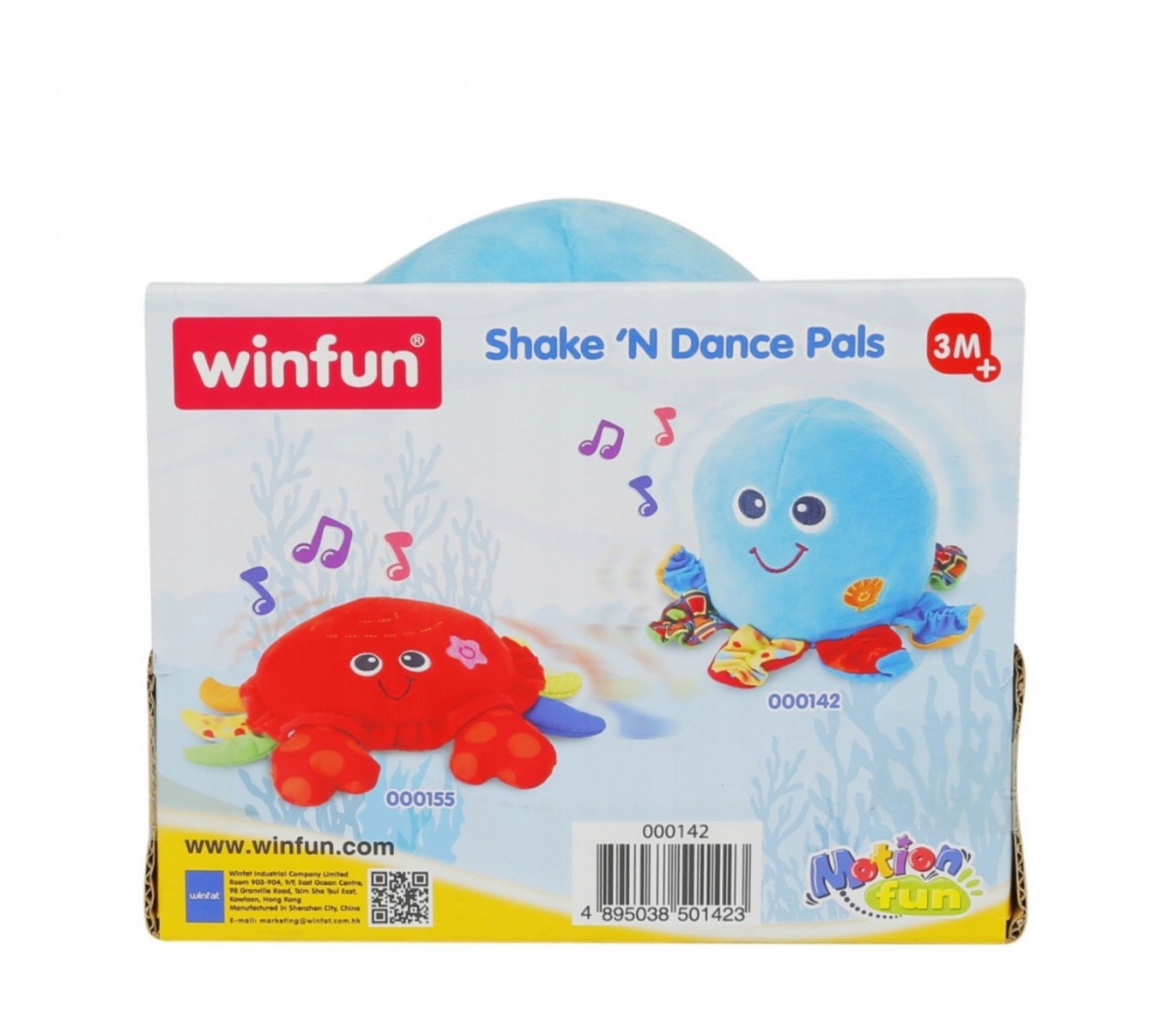 Muzyczna ZABAWKA dla NIEMOWLAKA Zabawkowa OŚMIORNICA Tańcząca MASKOTKA Mega Płeć chłopcy dziewczynki unisex