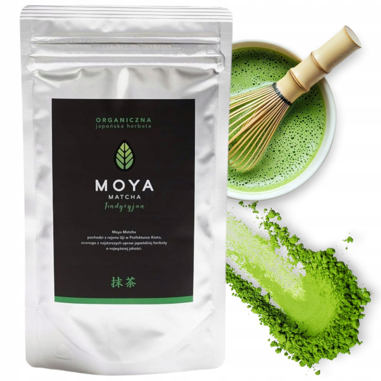Levně Sada 2 Ks Moya Matcha Tradiční japonský zelený čaj Bio 50g