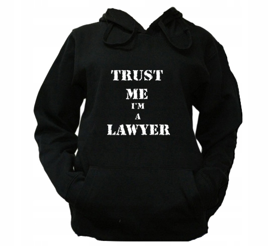 

XXL Bluza Kaptur Męska Adwokat Sędzia Lawyer