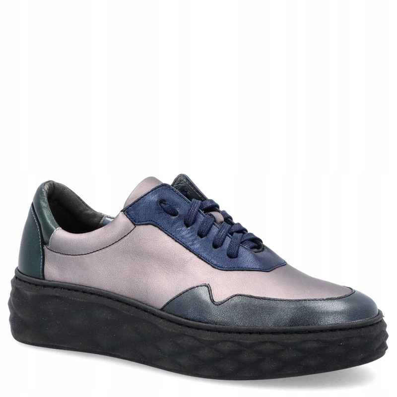 Dámské kožené tenisky Tymoteo 2777 Grafitové 39