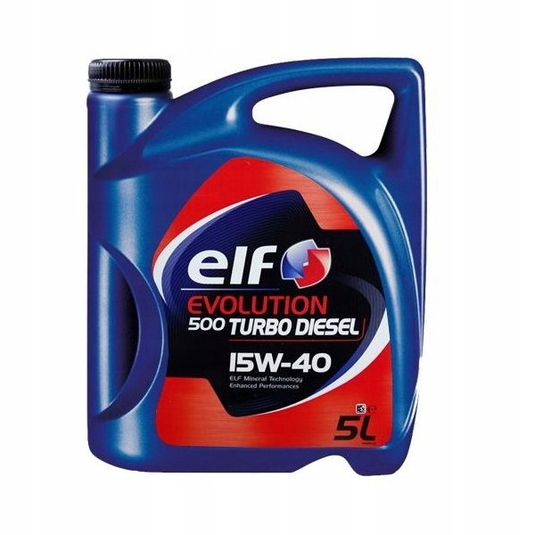 Olej silnikowy ELF EVOLUTION 500 TD 15W40 5L