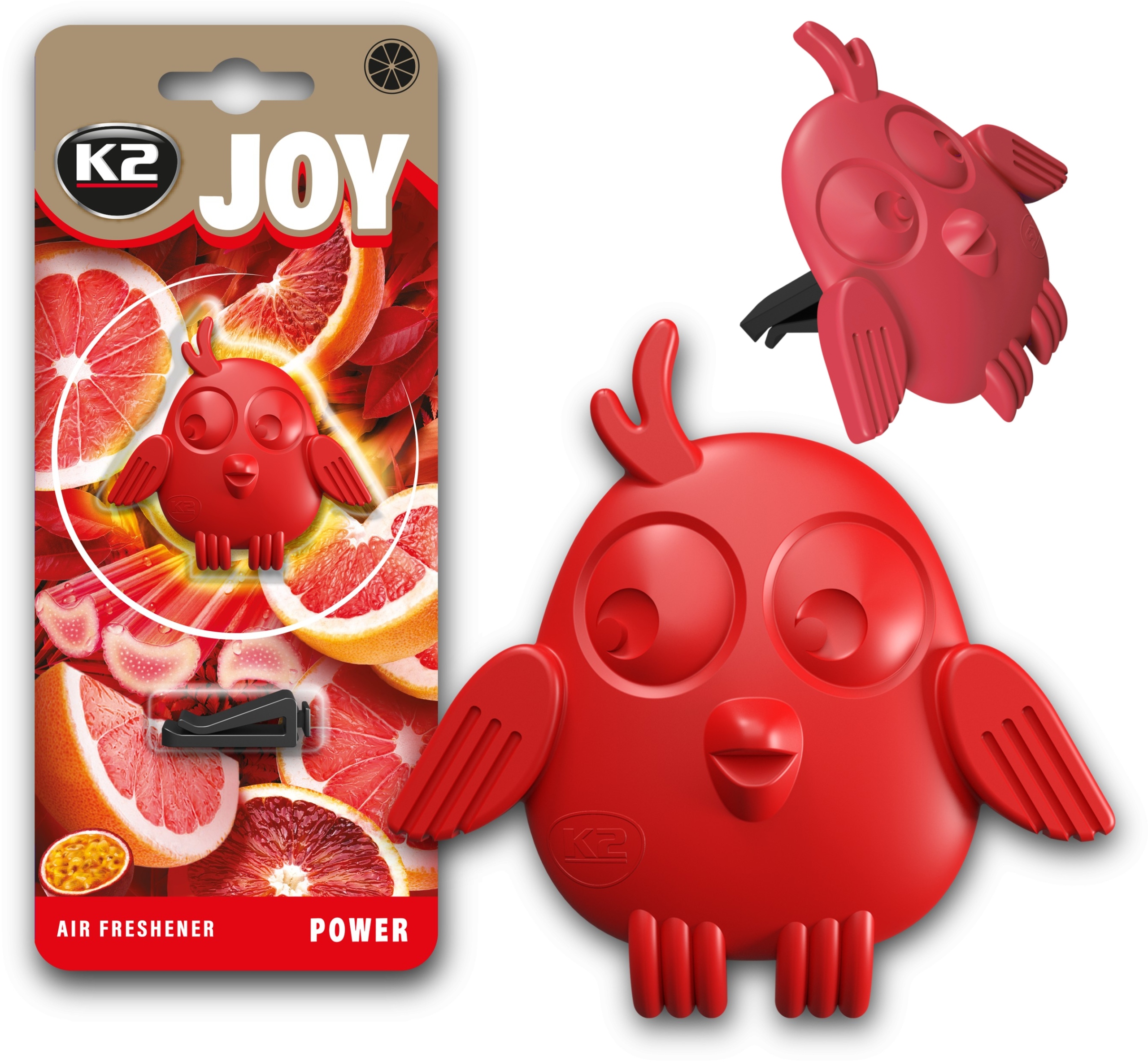 

K2 Joy Power odświeżacz do auta w kratkę nawiewu