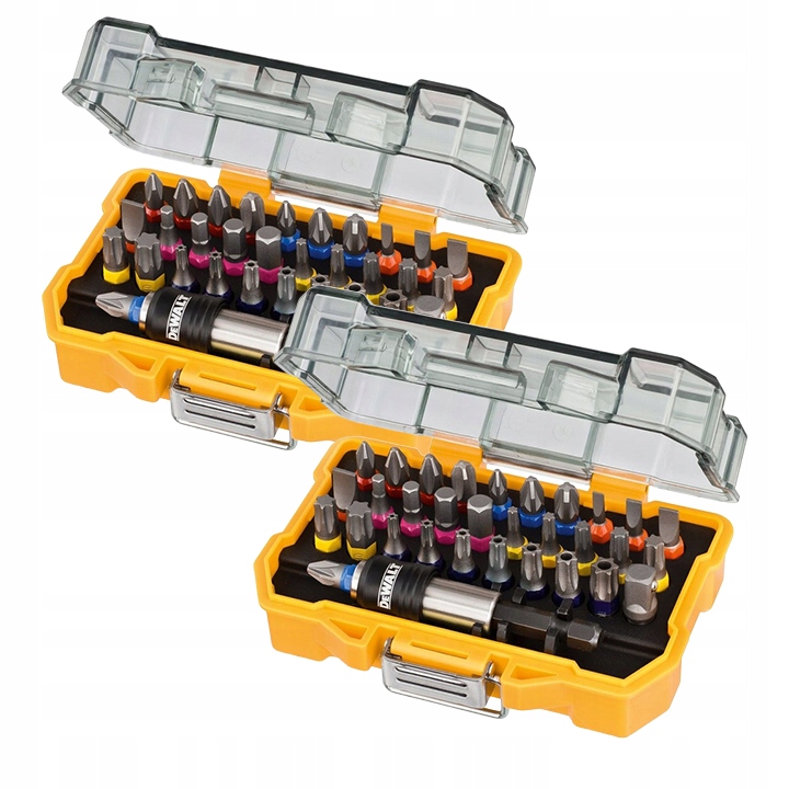 2x DT7969-QZ Zestaw bitów 1/4" z adapterami 32szt. DeWalt