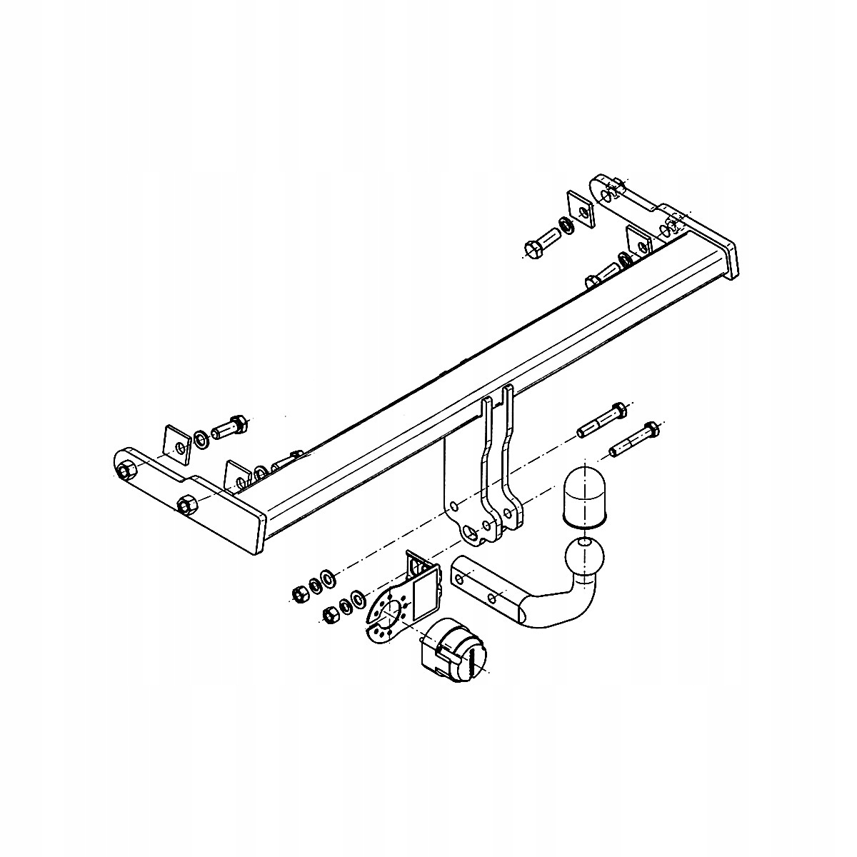 Hak holowniczy do Volvo V60 1 I Y20 Kombi 10-18 MODUŁ WIĄZKA 13 PIN GRATIS Producent Steinhof