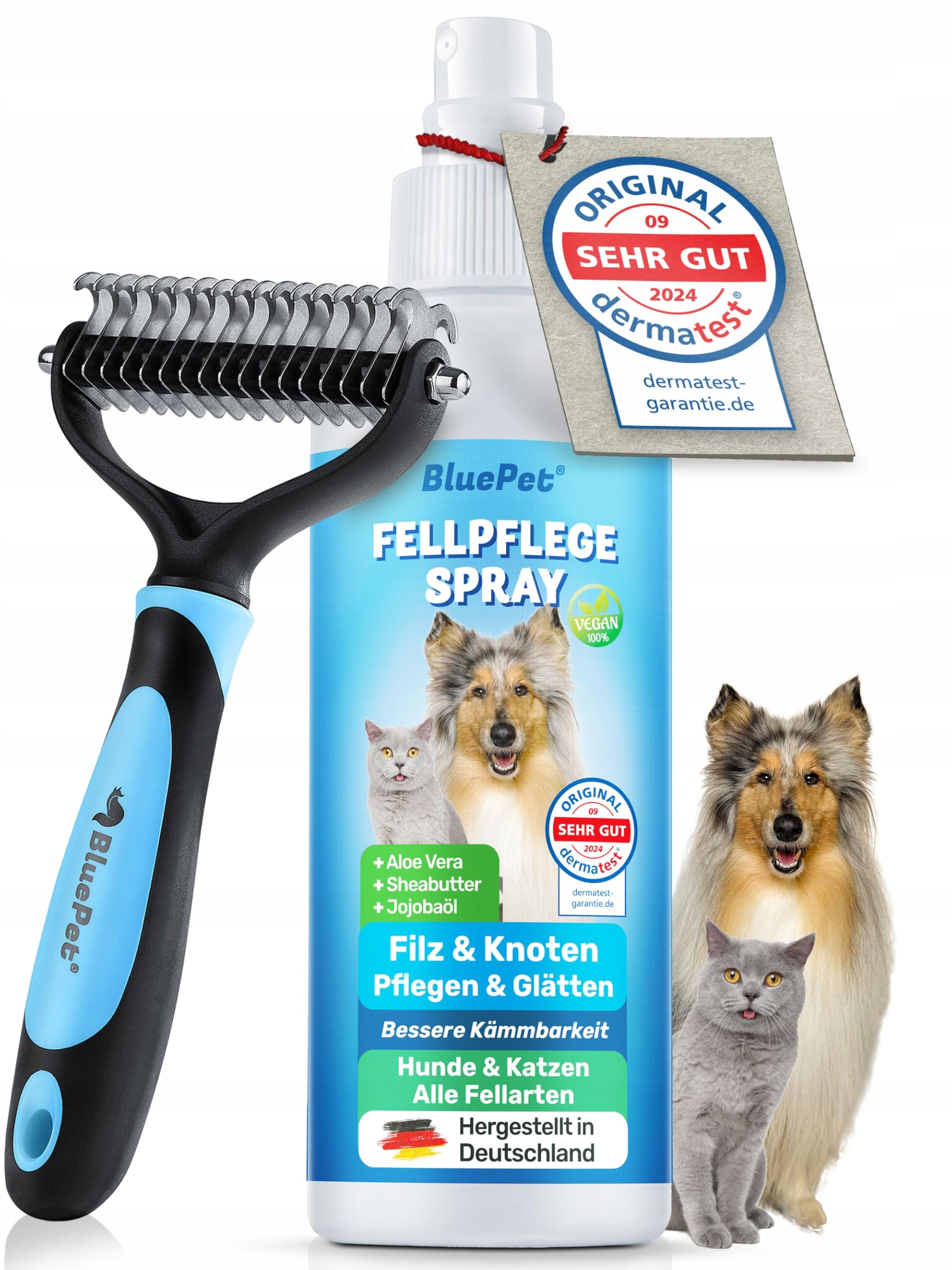 Levně Kartáč sprej na odstraňování plsti pro psy a kočky