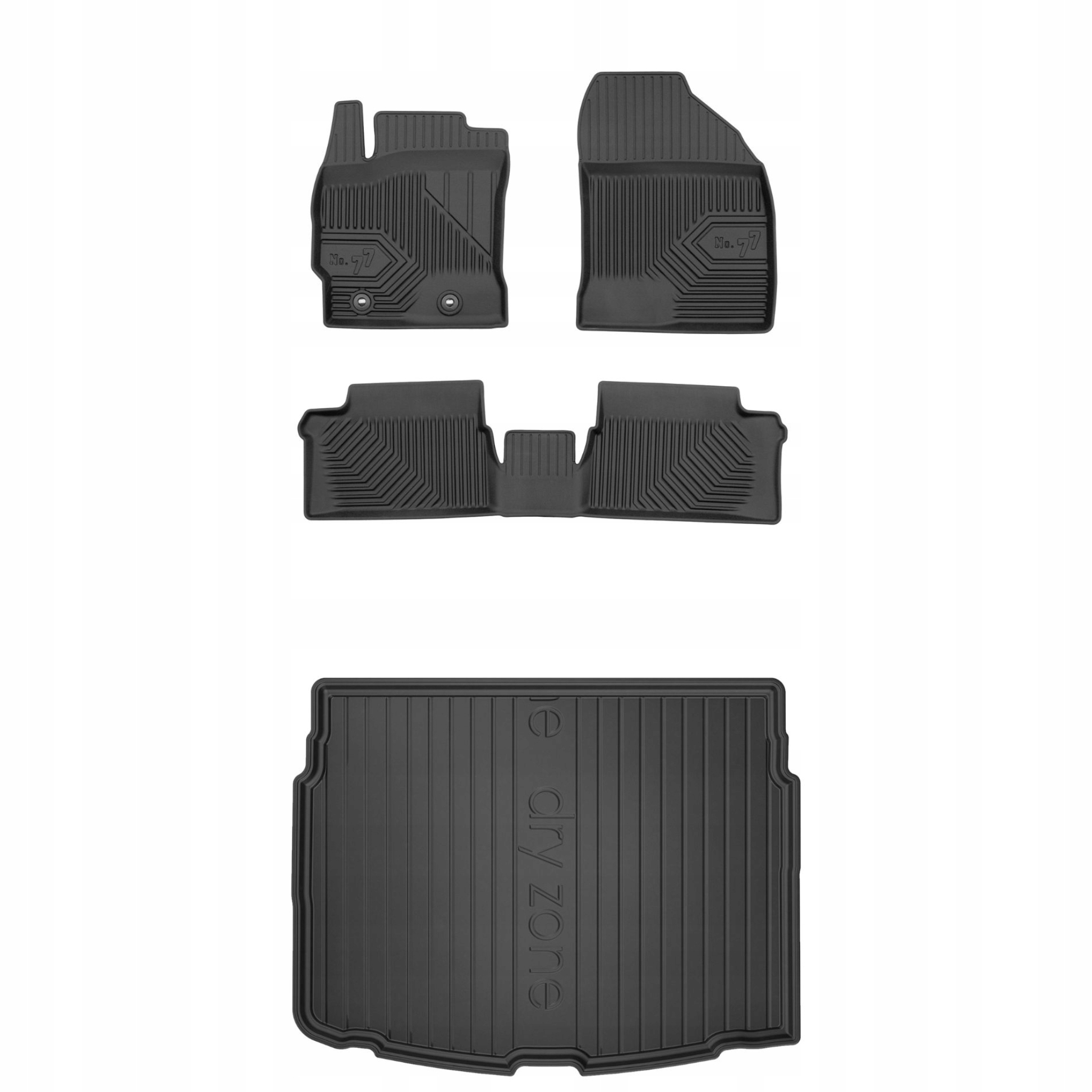 Sada gumových kobercov a rohoží pre Toyota Auris II