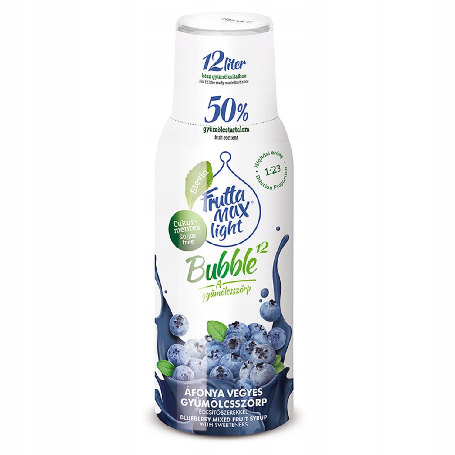 

Syrop FruttaMax Borówka Light 500 ml na 12 litrow