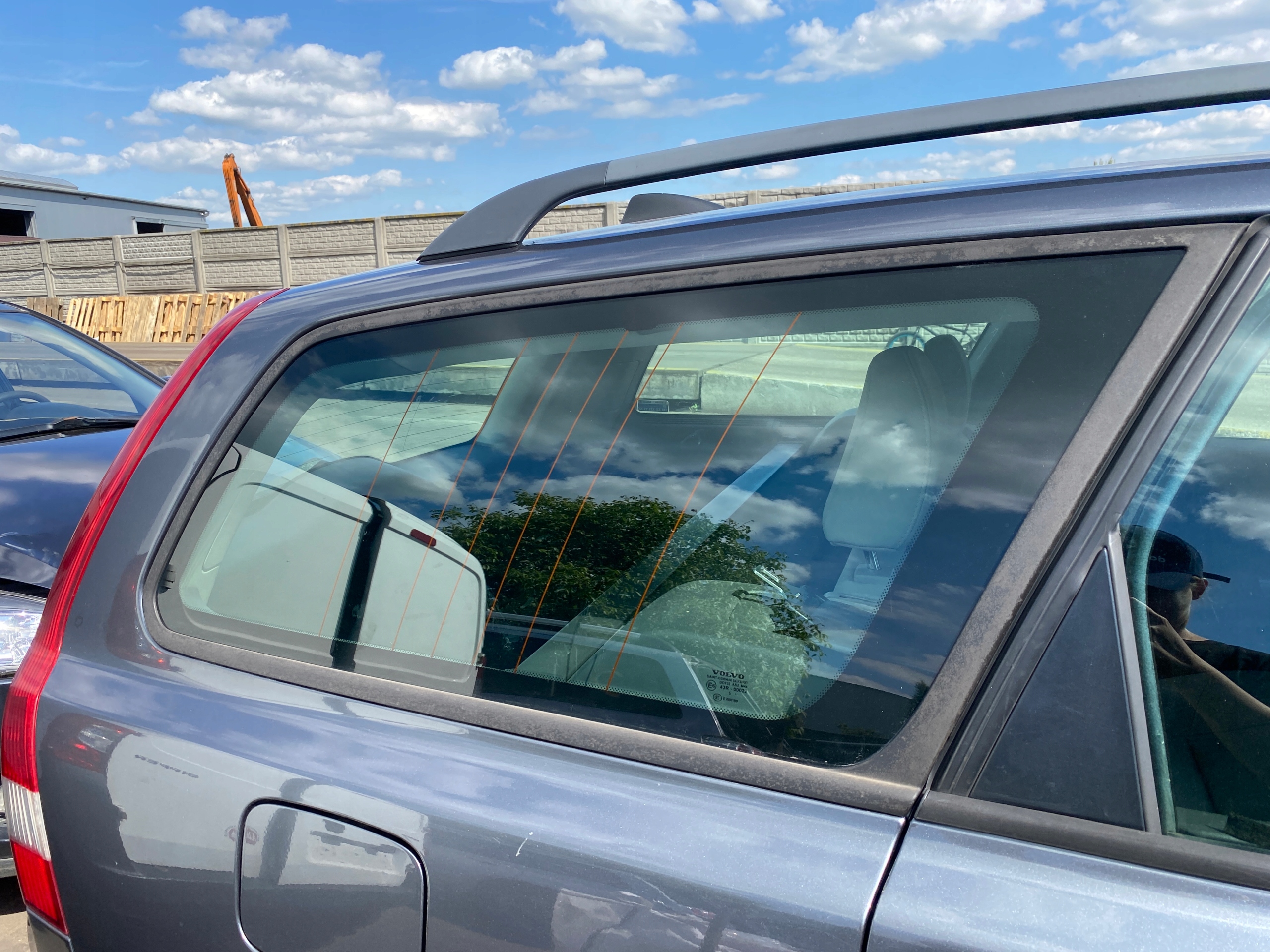 window side bodywork right VOLVO V50 2 II 04-10