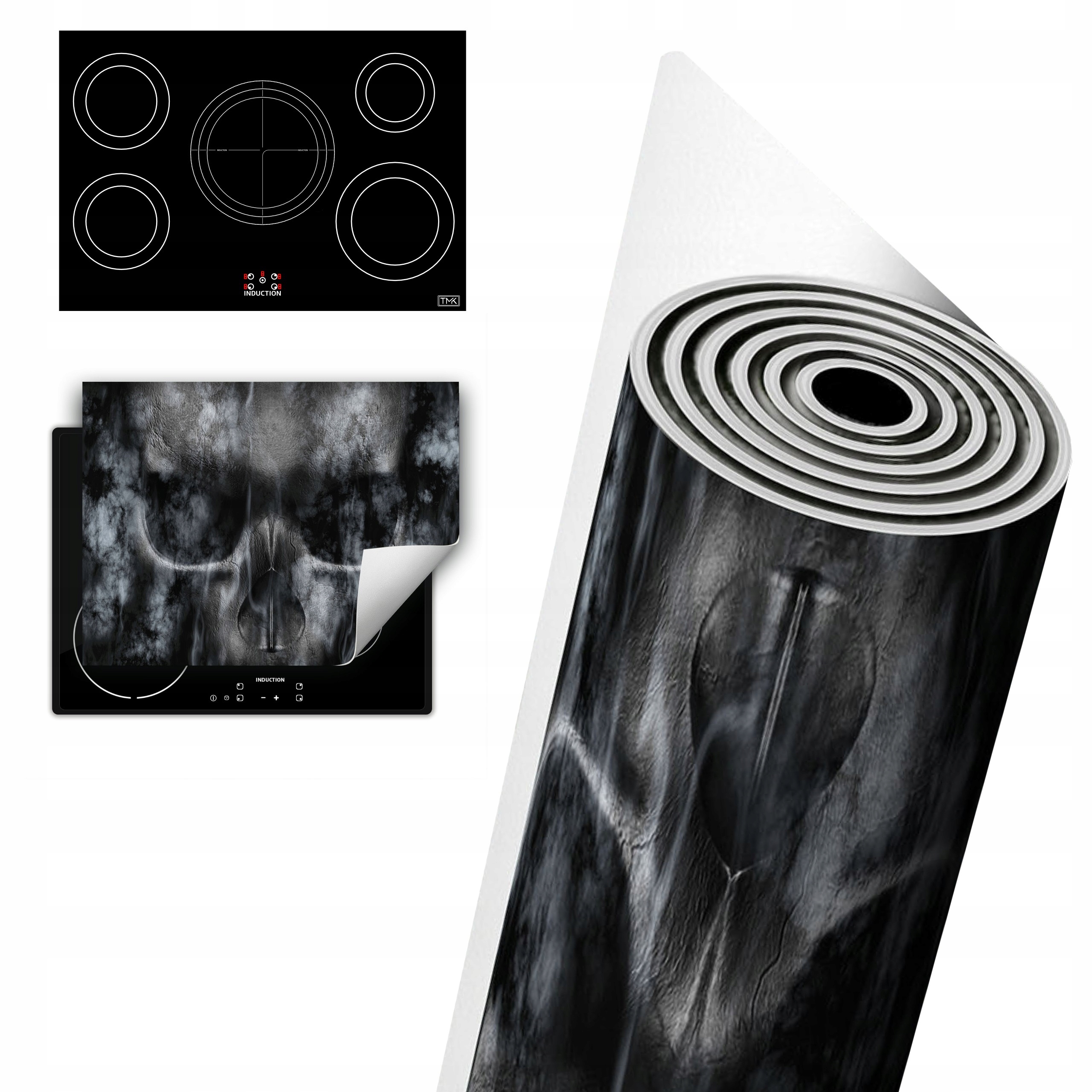 Vinylová Ochrana Na Indukci Desky 80x52 Lebka