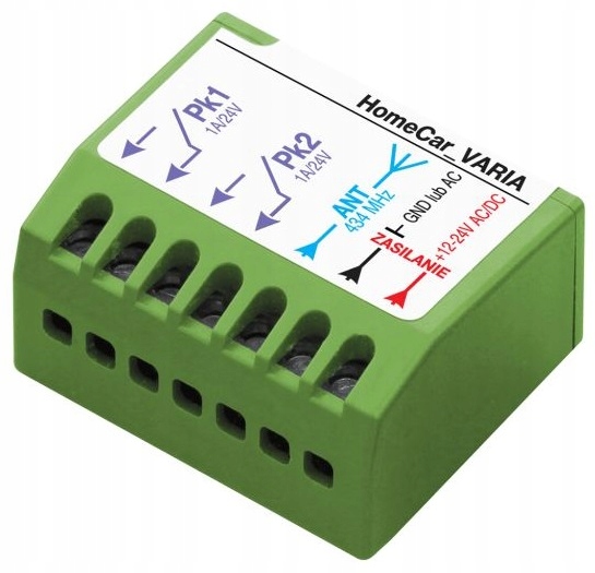 Homelink Usa/eu prijímač na ovládanie brány z auta univerzálny 315/433 MHz