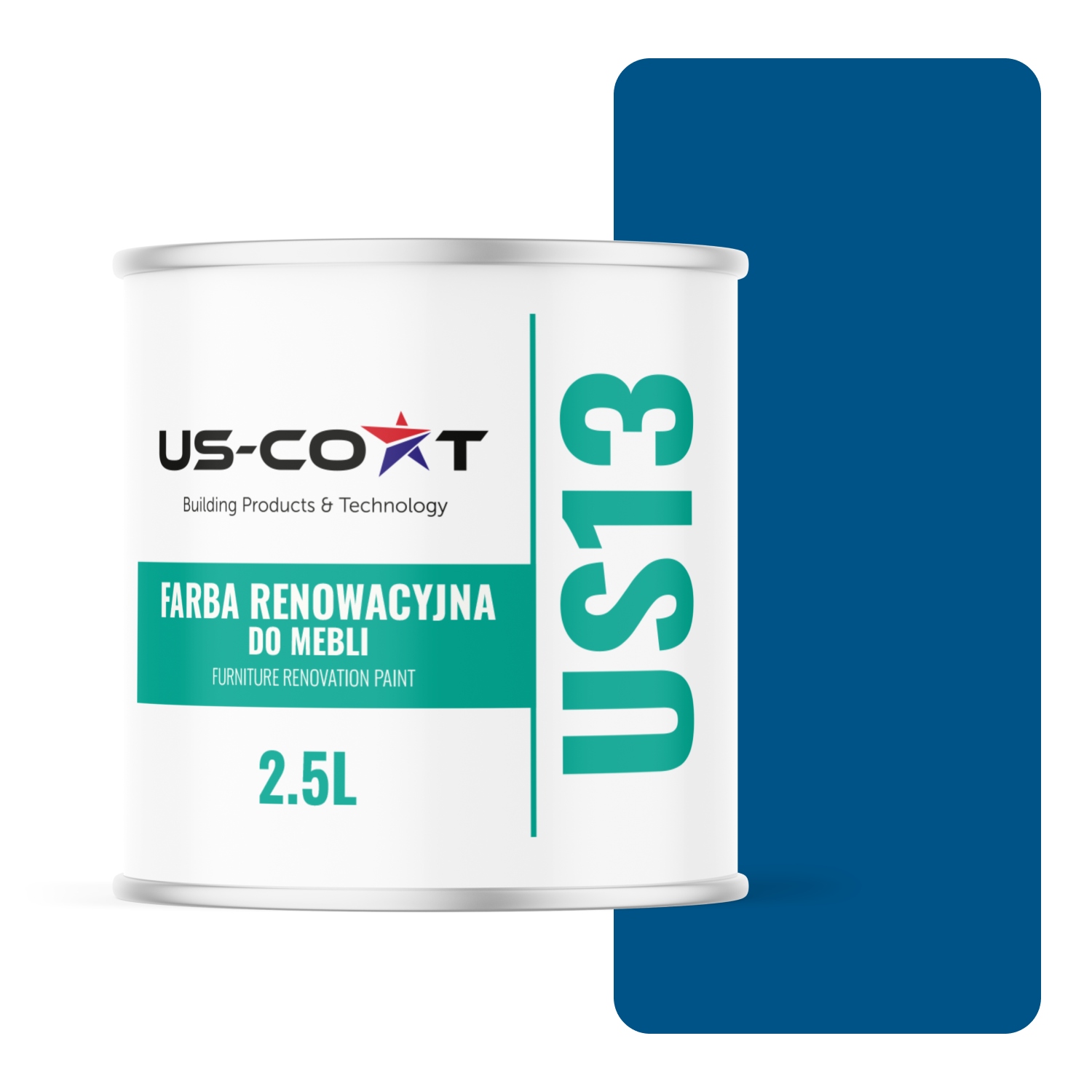 Farba Na Kuchynský Nábytok Na Prednej Strane Skriniek Modrá Ral 5005 Mat 2,5 L