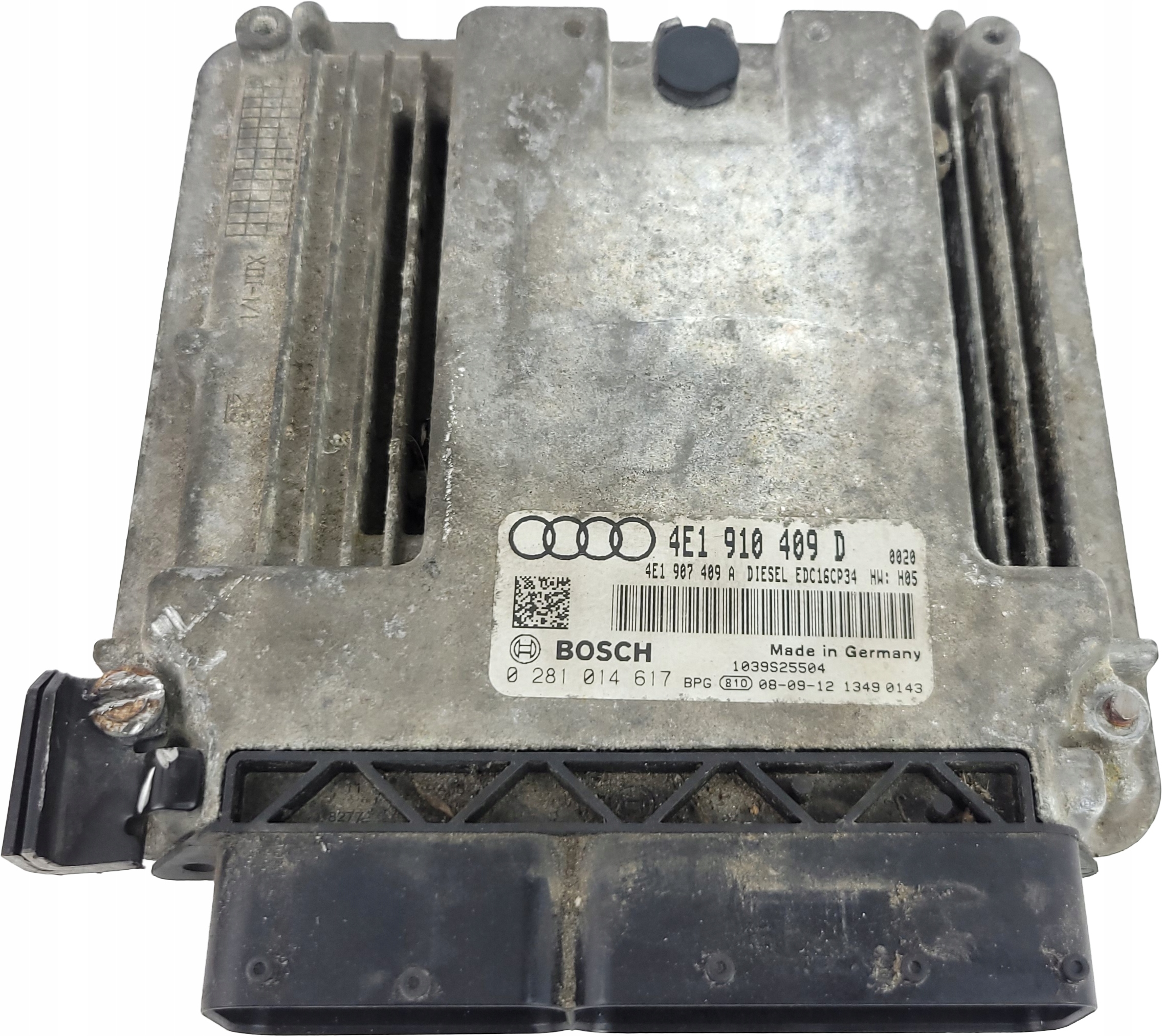 AUDI A8 D3 LIFT 4.2 TDI computer control unit of the engine 4E1910409D 0281014617