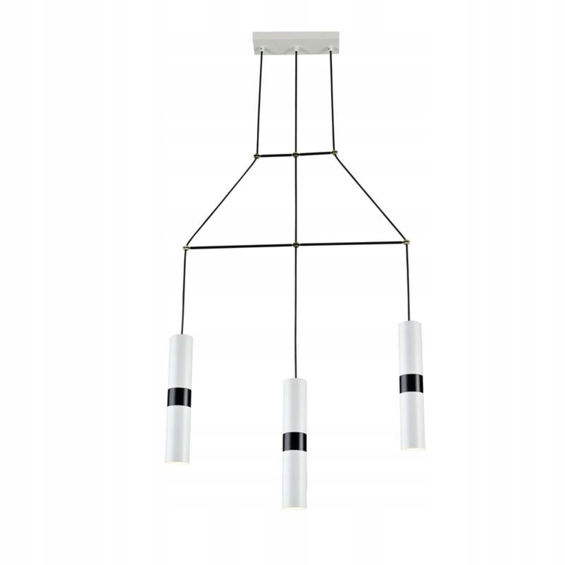 Aca Lighting závesné svietidlo 3XGU10 biely kov 66X8XH150CM Da Vinci HM853P66