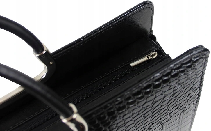 Duża Aktówka - Teczka - Torba Damska - EXCLUSIVE Materiał dominujący skóra ekologiczna