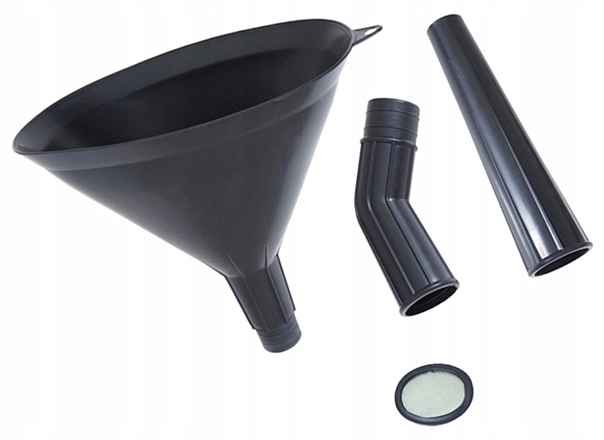 

Owalny U5X18 3 Części Z Sitkiem Skośny Lejek Plast