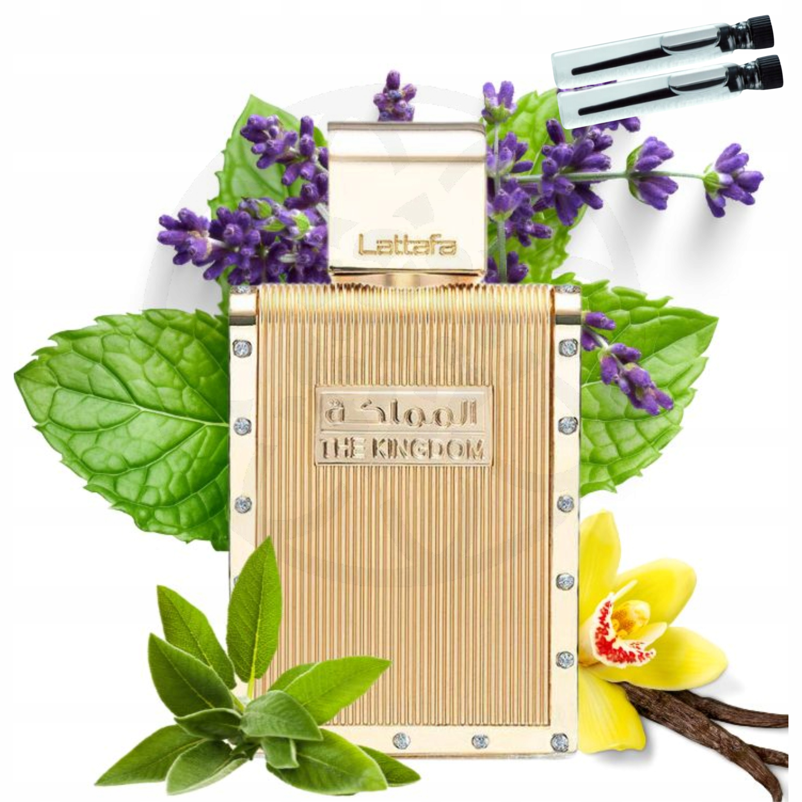 Parfém Lattafa The Kingdom 100 ml 2 vzorky Dárek