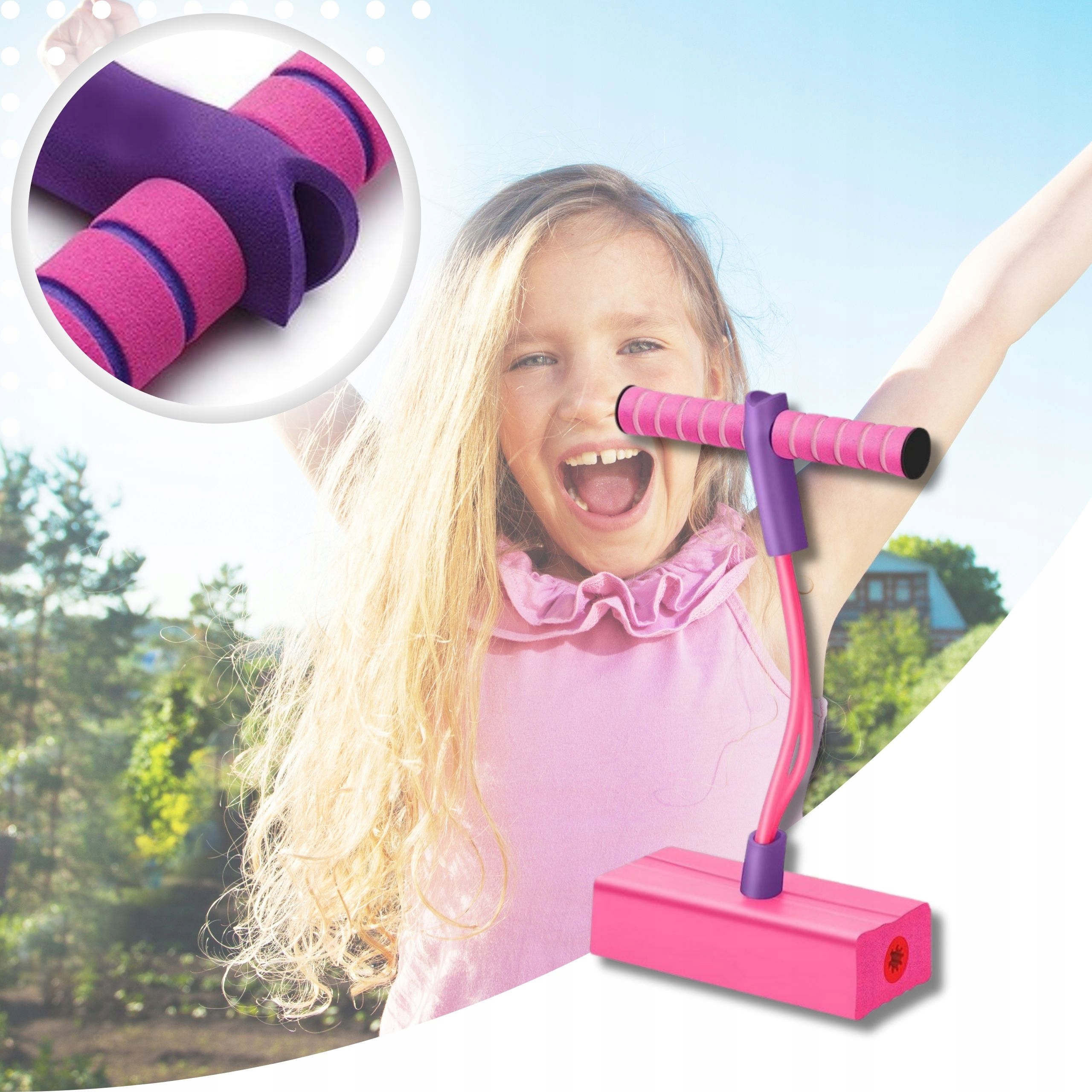 SKOCZEK POGO STICK DRĄŻEK DO SKAKANIA DLA DZIECI ZABAWKA NA DWÓR PREZENT Marka Toys4Boys