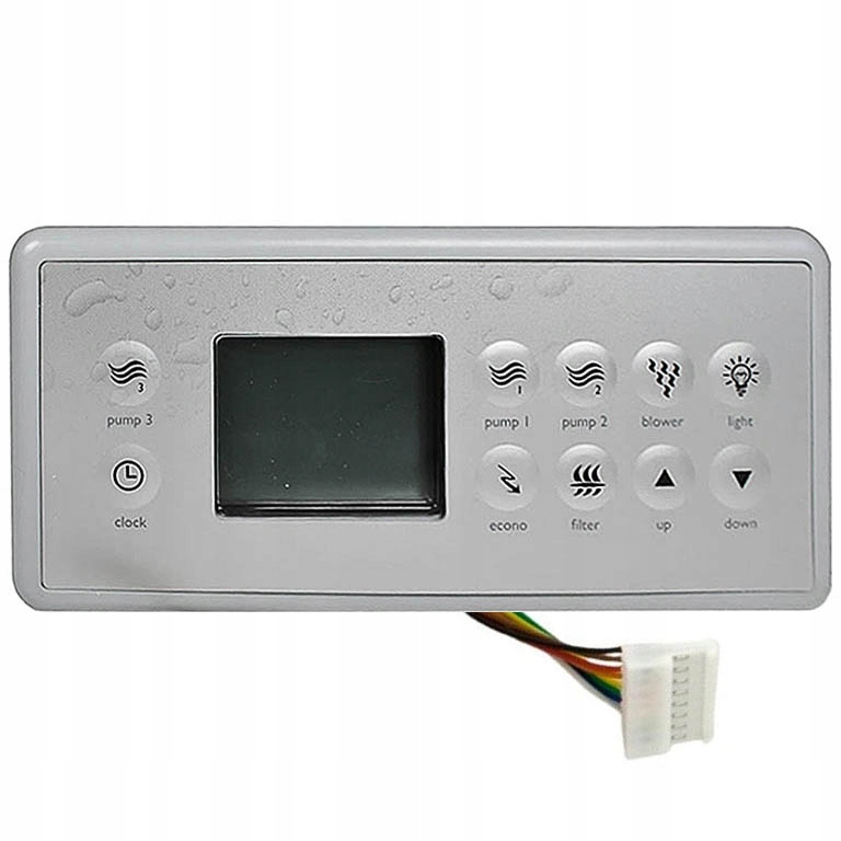 Ovládací panel TSC-4 (K-4) Gecko s 10 tlačidlami (3 čerpadlá)