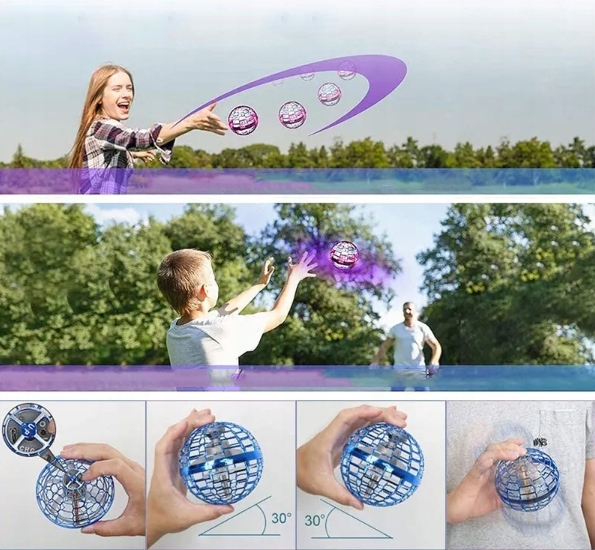 LATAJĄCA PIŁKA UFO BALL SPACE BOOMERANG MAGICZNY PREZENT DLA DZIECI STEROWANY RĘCZNIE Płeć unisex