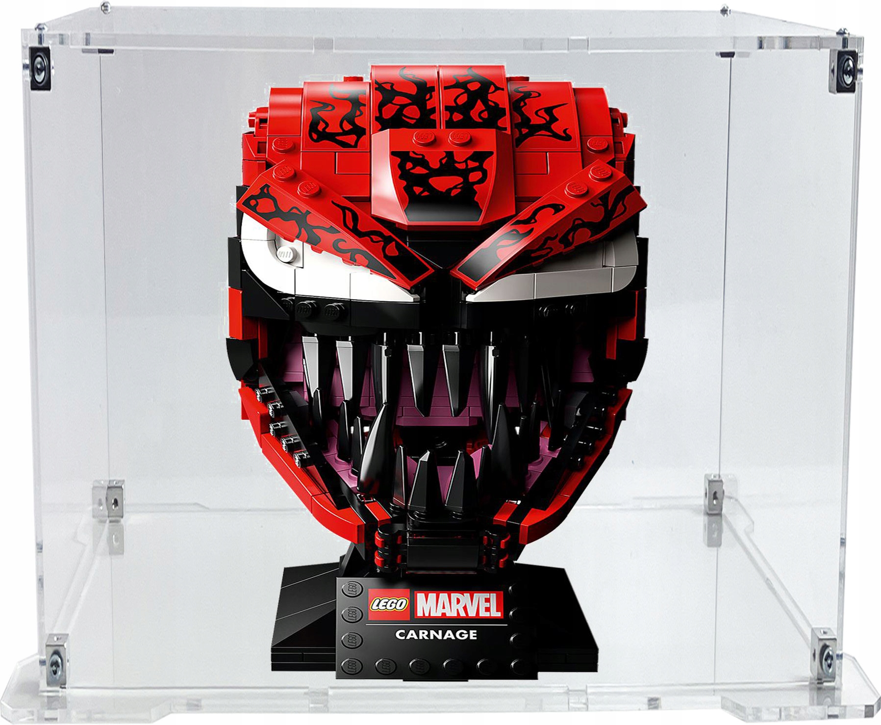 Vitrína s podstavcem Drewlandia pro stavebnici Lego 76199 Marvel Carnage