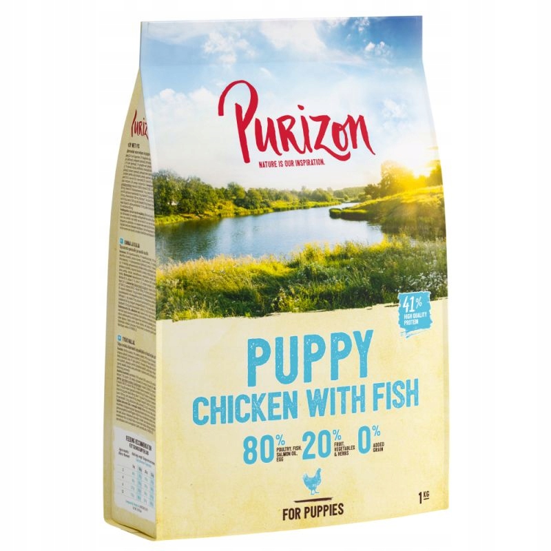 Purizon Puppy suché krmivo s kuřecím masem a ryba bez obilovin 12 kg