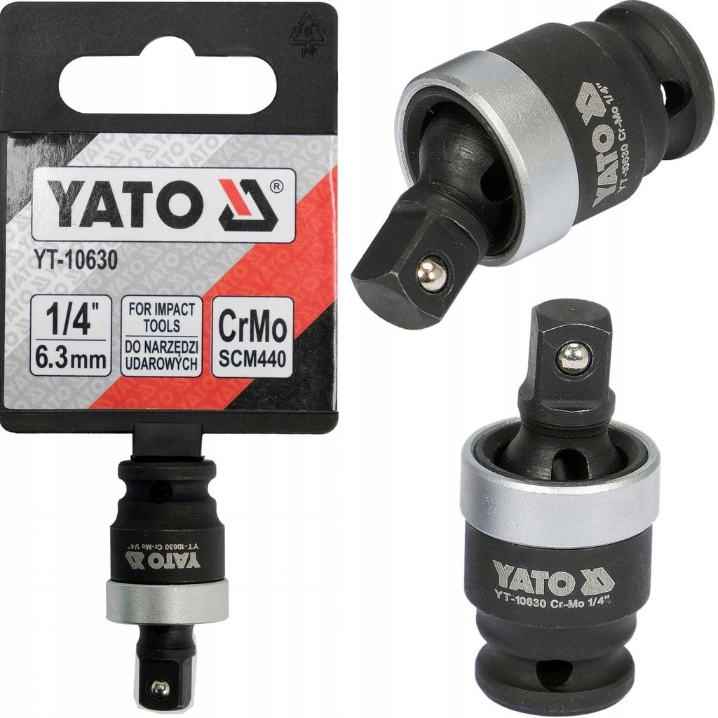 Yato Przegub Kulowy Kulisty Udarowy Cardana Nasadka 1/4''