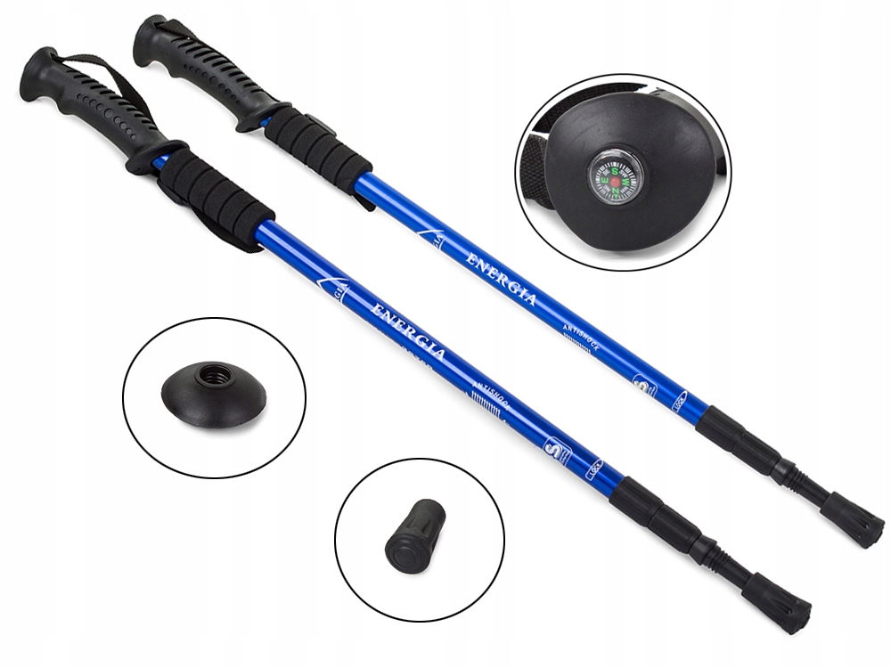 KIJKI NORDIC WALKING TREKINGOWE KIJ KIJE 2 SZTUKI Kod producenta 14007_N