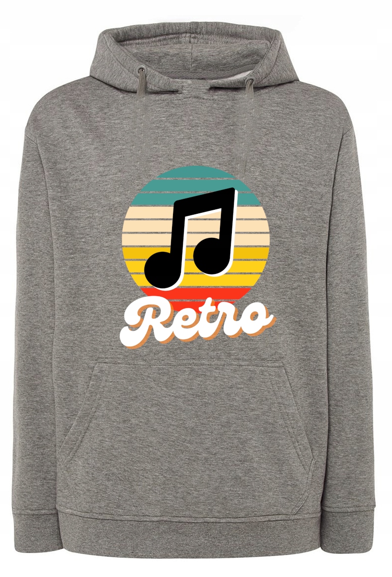 Pánská mikina s potiskem Nutka Retro r.XS