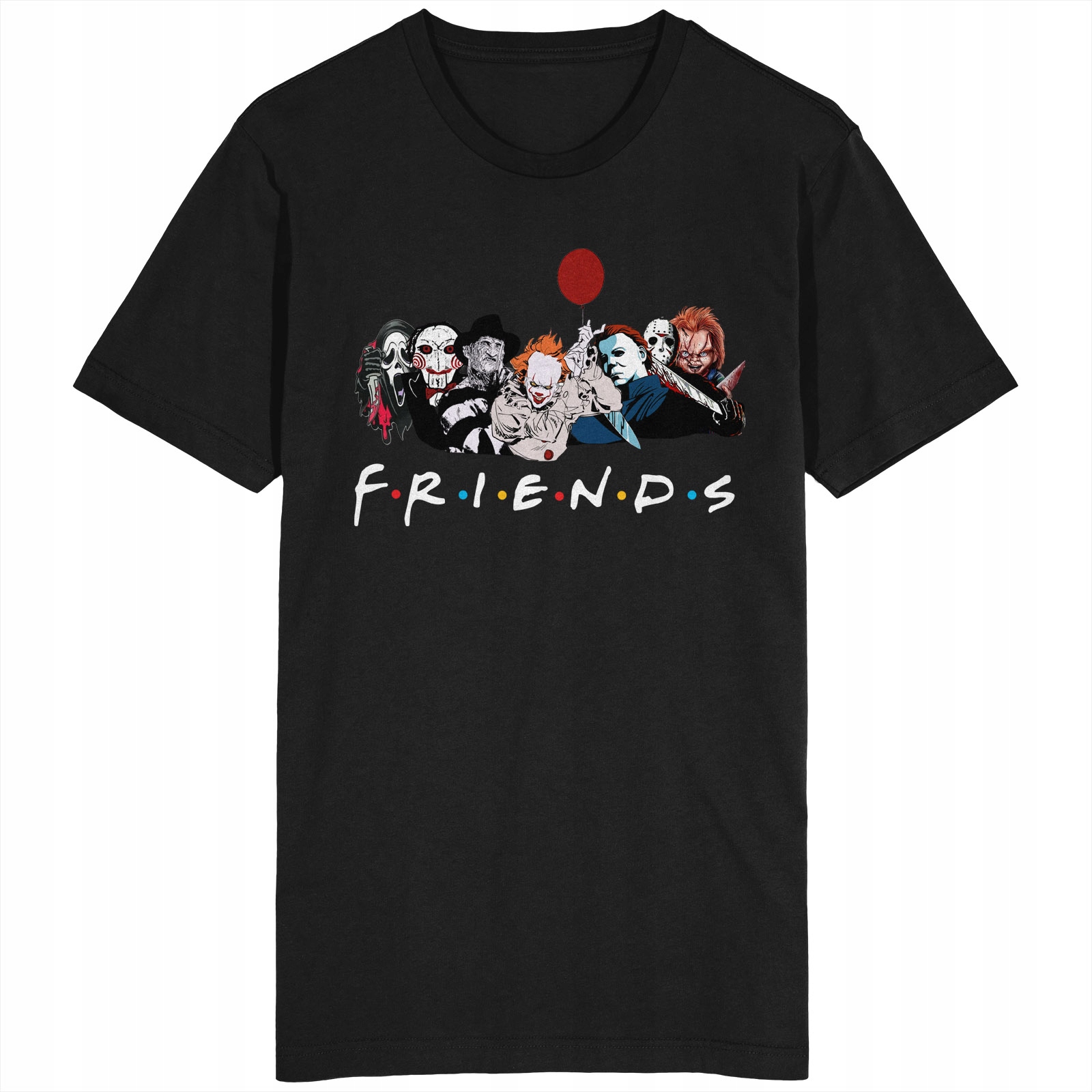 

Friends Koszulka Przyjaciele Pennywise Jason Saw