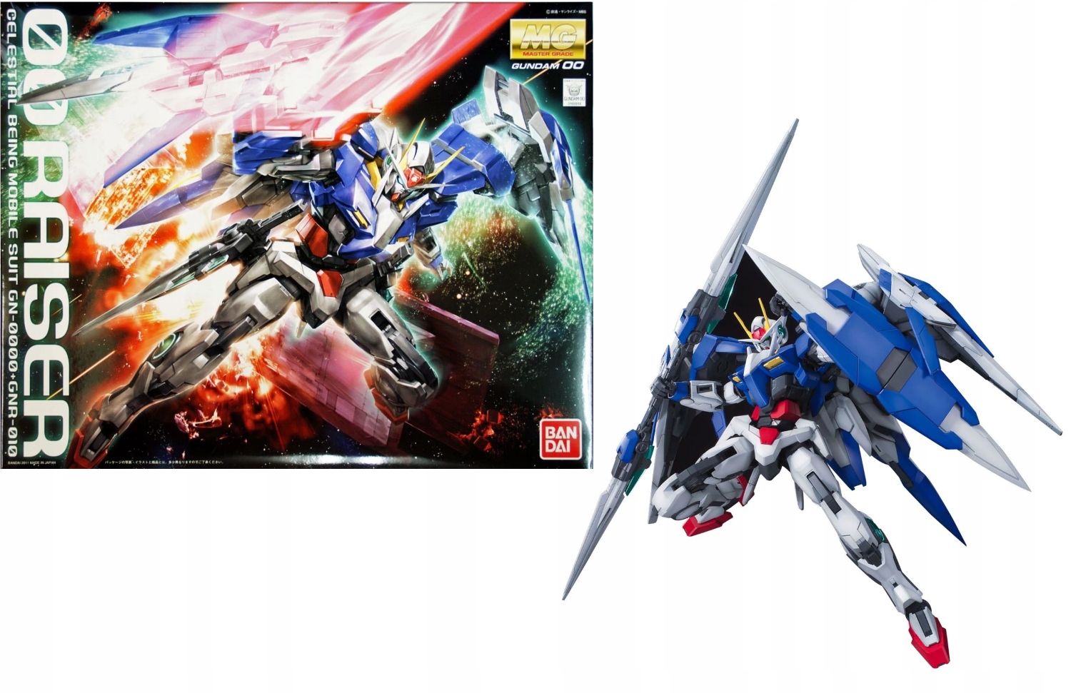 Gundam Modelářský set Master Grade 00 Raiser 18CM