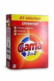 Levně Bílý a barevný prášek Gama 83-166 praní z Německa