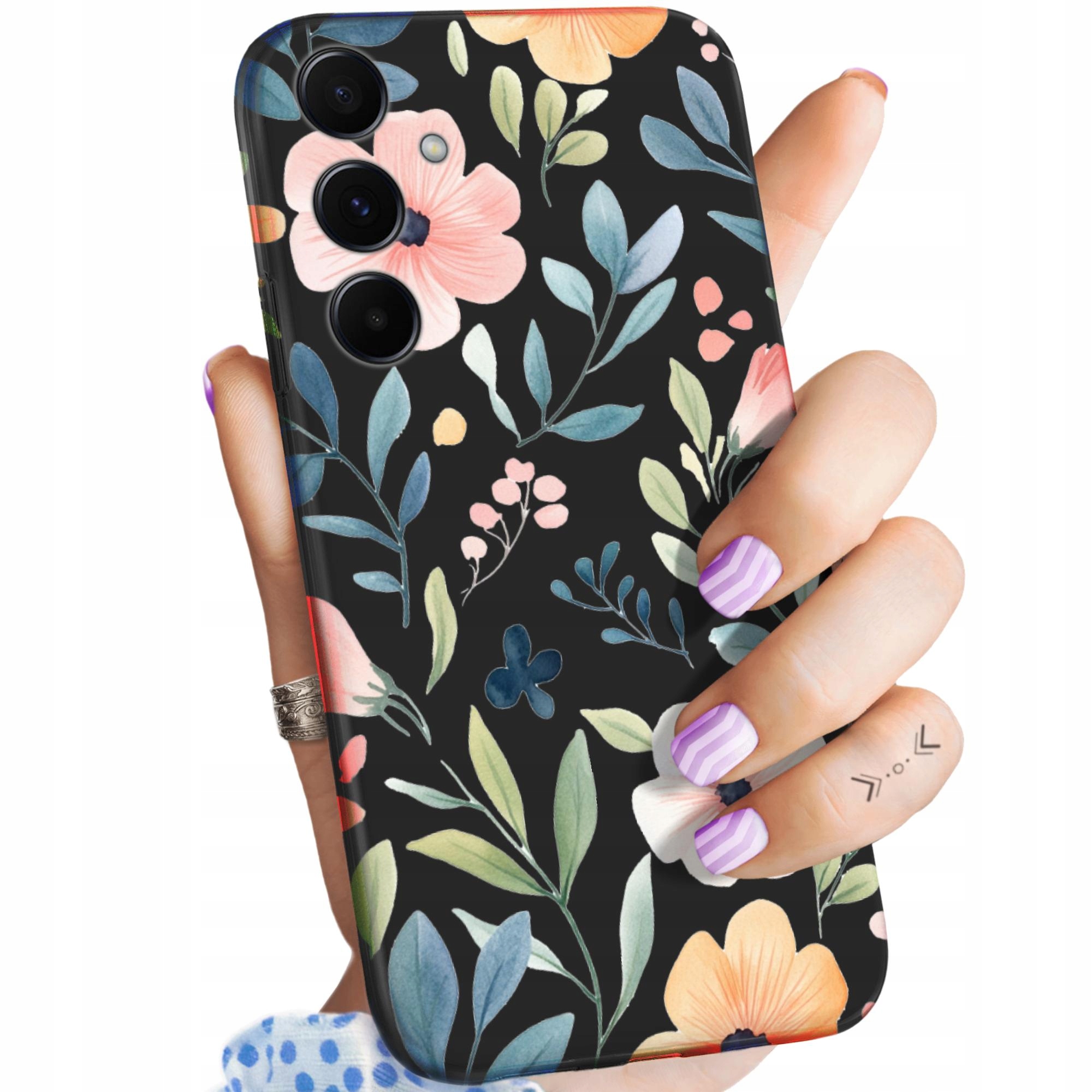 Etui Matowe Do Samsung Galaxy A55 5G Kwiaty Wiosna Słońce Obudowa