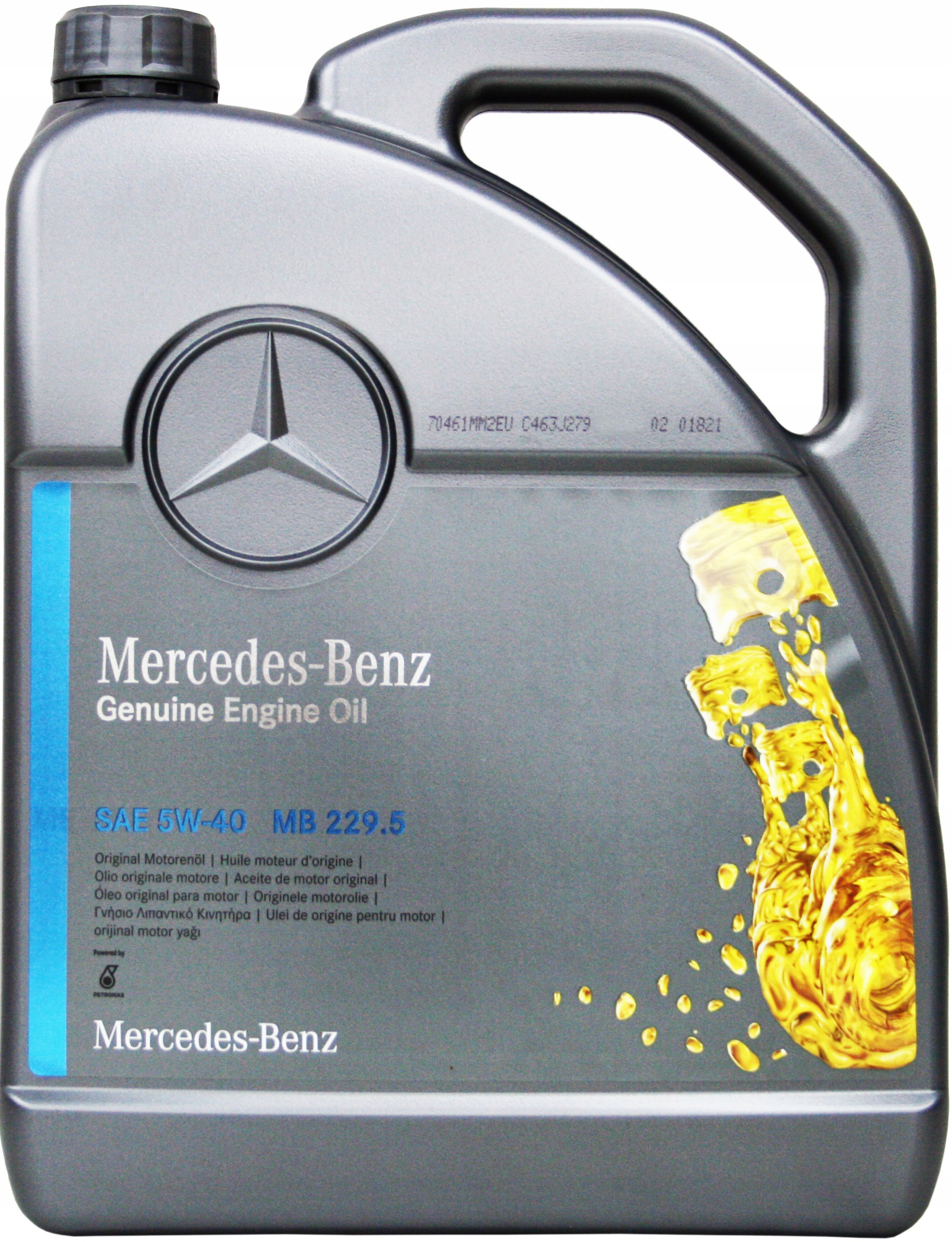 Syntetický olej Mercedes-Benz Mb 229.5 5 l 5W-40