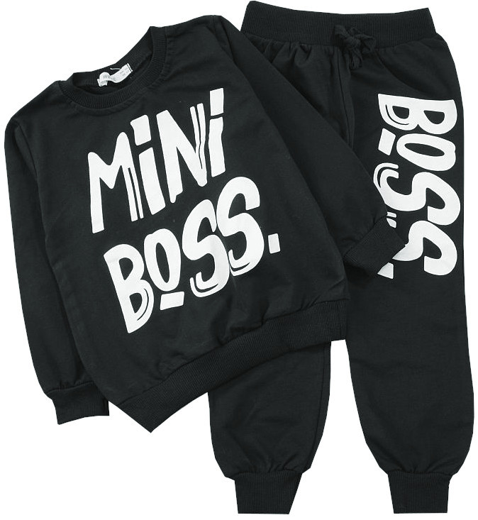 

Dres Komplet Sportowy mini boss Czarny 92 J621n