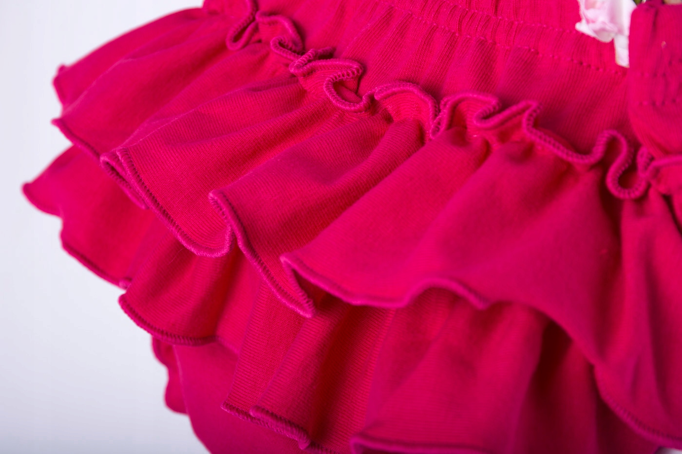 Bloomersy z falbankami dla niemowląt kolory 68/74 Rozmiar (new) 68 (63 - 68 cm)