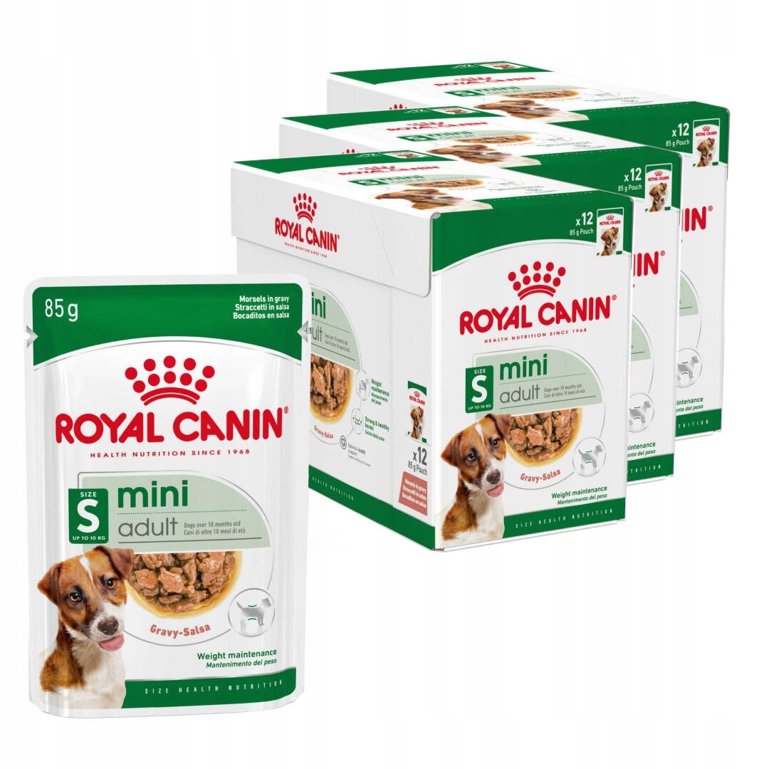 Royal Canin Shn Mini Adult 36x85g Krmivo Vlhké v omáčce pro psy malých plemen