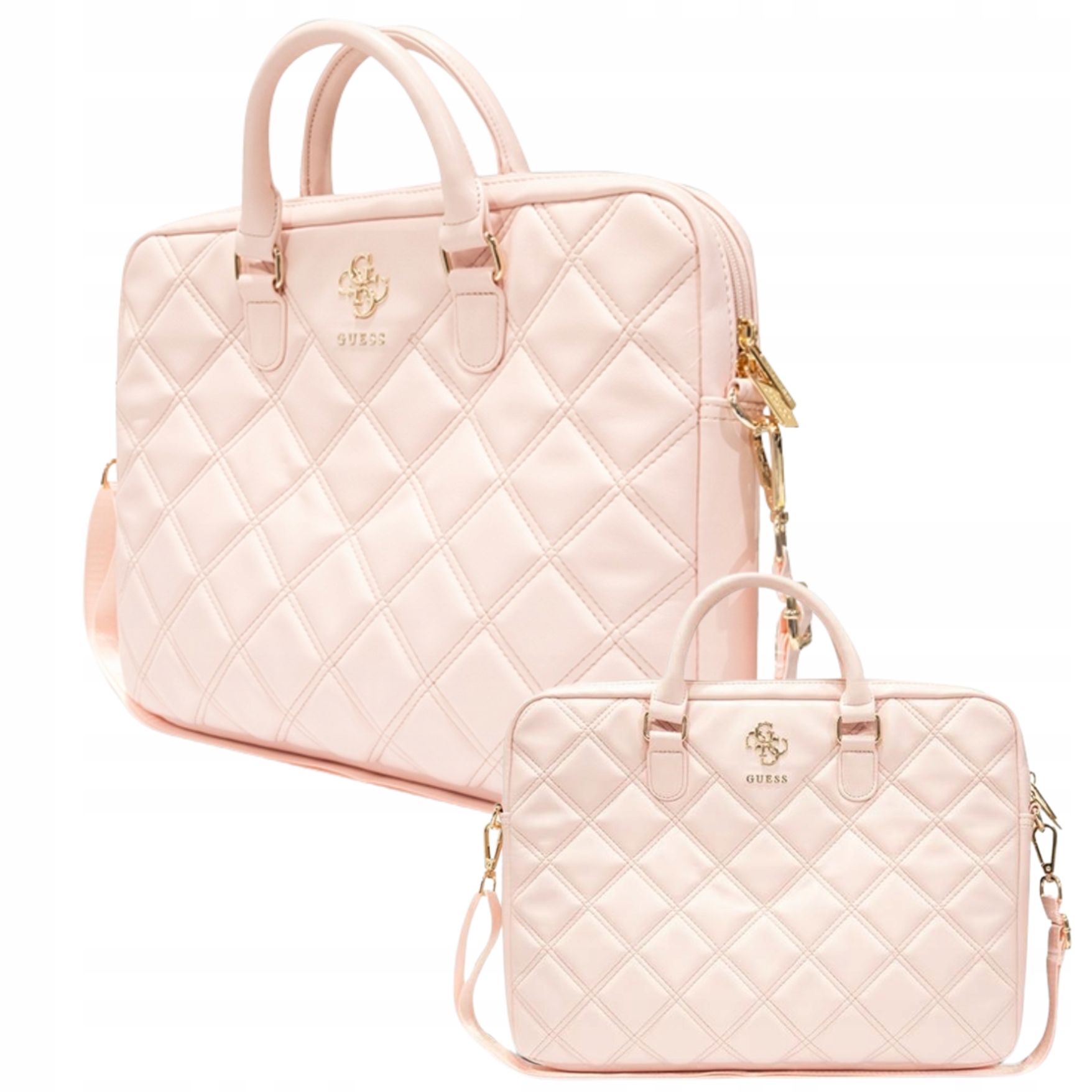 Oryginalna Torba Guess Na Laptopa 16", Case, Pikowana skóra, Etui