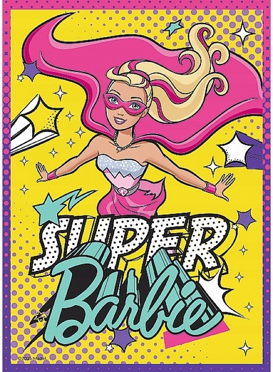 PUZZLE 4W1 LALKI BARBIE SUPER KSIĘŻNICZKA TREFL Liczba elementów 207