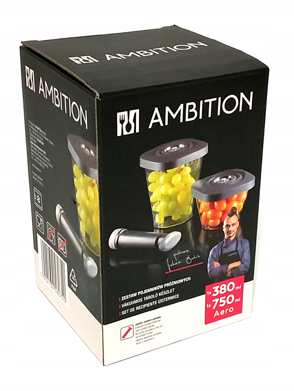

Ambition Zestaw 2 Pojemników Próżniowych Aero