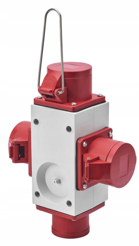 Rozbočovač 400V IP44 3 zásuvky príves kempingový