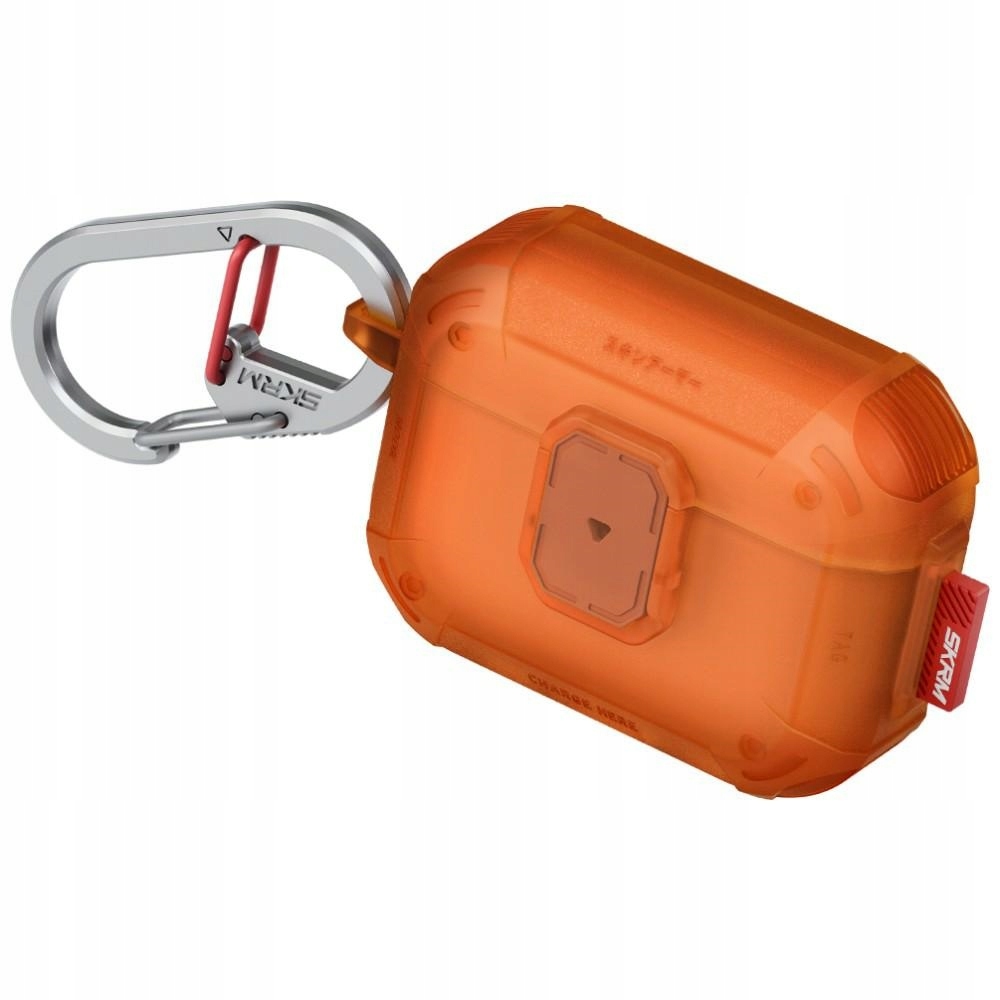 Pouzdro Skinarma Mecha Le pro AirPods Pro 3 oranžové