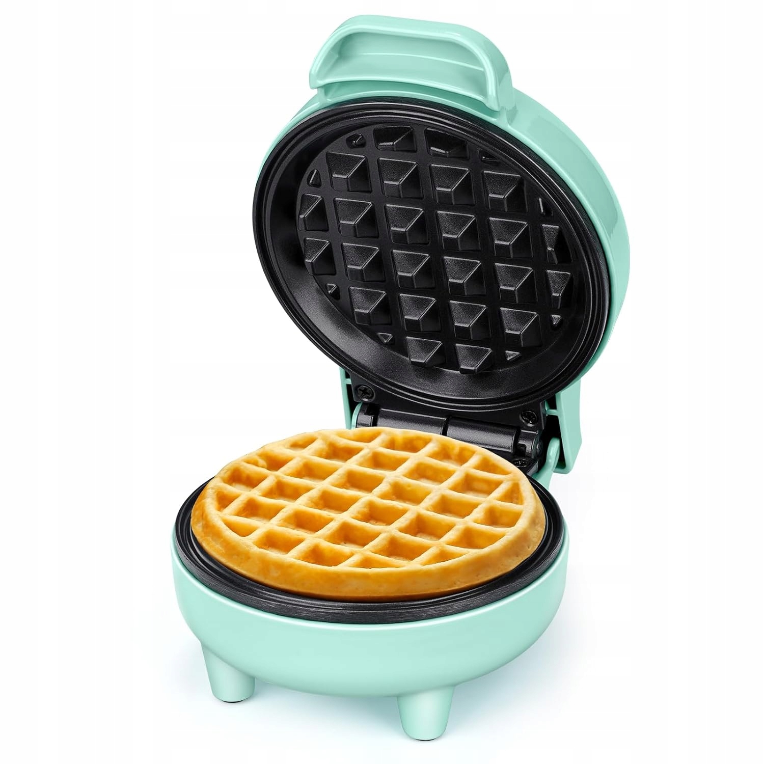 Snailar Gofrownica mini 550W z powłoką nieprzywierającą zielona